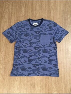 Punk Royal Blue Camo Pocket Tee